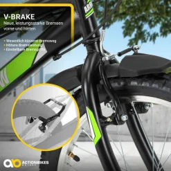 Actionbikes Motors Actionbikes Kinderfahrrad Arrow 20 Zoll, Gangschaltung, V-Brake-Bremsen, verstellbar, Diamantrahmen Online