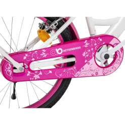 Actionbikes Motors Actionbikes Kinderfahrrad Daisy 20 Zoll, pink, V-Brake-Bremsen, Antirutschgriffe, Kettenschutz, Korb (East) Hot