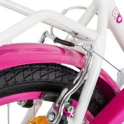 Actionbikes Motors Actionbikes Kinderfahrrad Daisy 20 Zoll, pink, V-Brake-Bremsen, Antirutschgriffe, Kettenschutz, Korb (East) Hot