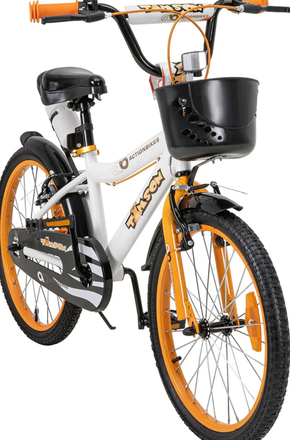 Actionbikes Motors Actionbikes Kinderfahrrad Timson 20 Zoll, V-Brake-Bremsen, höhenverstellbar, Fahrradständer, Korb Online