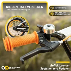 Actionbikes Motors Actionbikes Kinderfahrrad Timson 20 Zoll, V-Brake-Bremsen, höhenverstellbar, Fahrradständer, Korb Online
