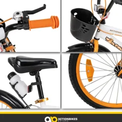 Actionbikes Motors Actionbikes Kinderfahrrad Timson 20 Zoll, V-Brake-Bremsen, höhenverstellbar, Fahrradständer, Korb Online