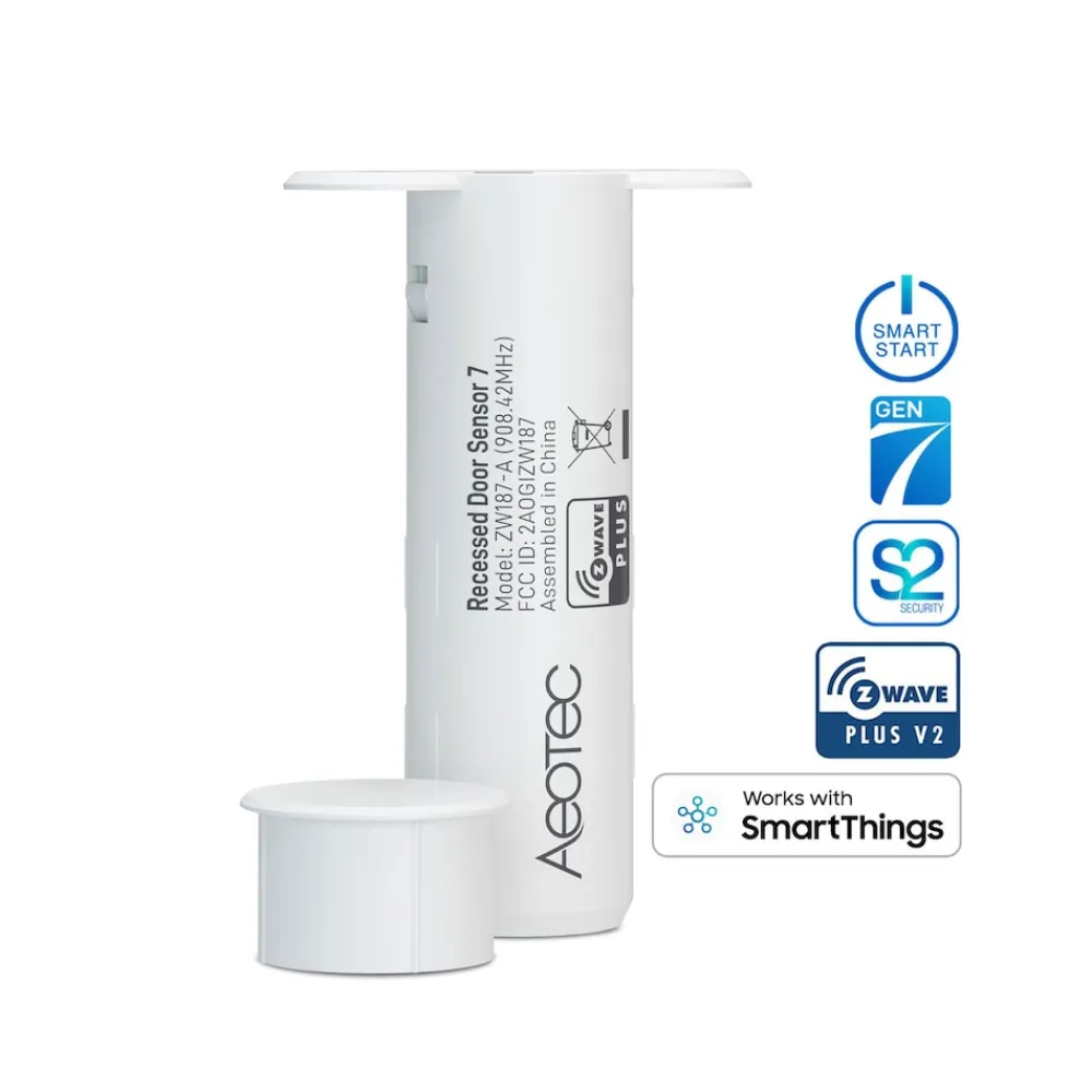 Recessed Door Sensor 7 Z-Wave Plus V2 ZW187 ^ Aeotec Discount
