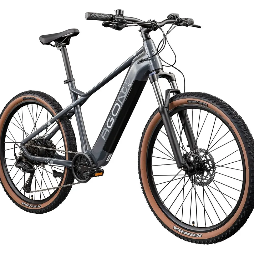 Agon Alpha E Bike Mountainbike Herren 160 - 185 cm Pedelec 27,5 Zoll Hardtail MTB Trail mit Ananda Motor 10 Gang 540 Wh arctic fire black Online