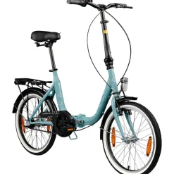 Cruiser 20 Zoll Klapprad für Damen und Herren 150 - 185 cm Klappfahrrad Faltrad StVZO Faltfahrrad Erwachsene tiefer Einstieg (Produkt aktuell ausverkauft) ^ Agon Sale
