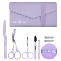 AILORIA Augenbrauen- und Gesichtspflege-Set VISAGIQUE lila