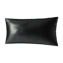 AILORIA Kopfkissenbezug aus Seide BEAUTY SLEEP (80x40) schwarz