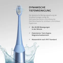 AILORIA Sommer-Edition SHINE BRIGHT USB-Sonic Toothbrush blau