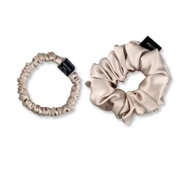 AILORIA Tasche, Schlafmaske, Scrunchie S & Scrunchie M TRAVEL SET beige Discount