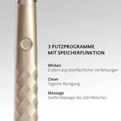 AILORIA USB-Schallzahnbürste SHINE BRIGHT gold New