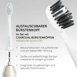 AILORIA USB-Schallzahnbürste SHINE BRIGHT SET weiß Best