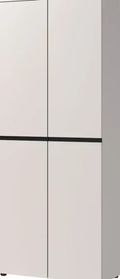 KADIMA DESIGN Aktenschrank STUTTGART, 197 cm hoch, 5 Ordnerhöhen, Soft-Close Greige Graphit Discount