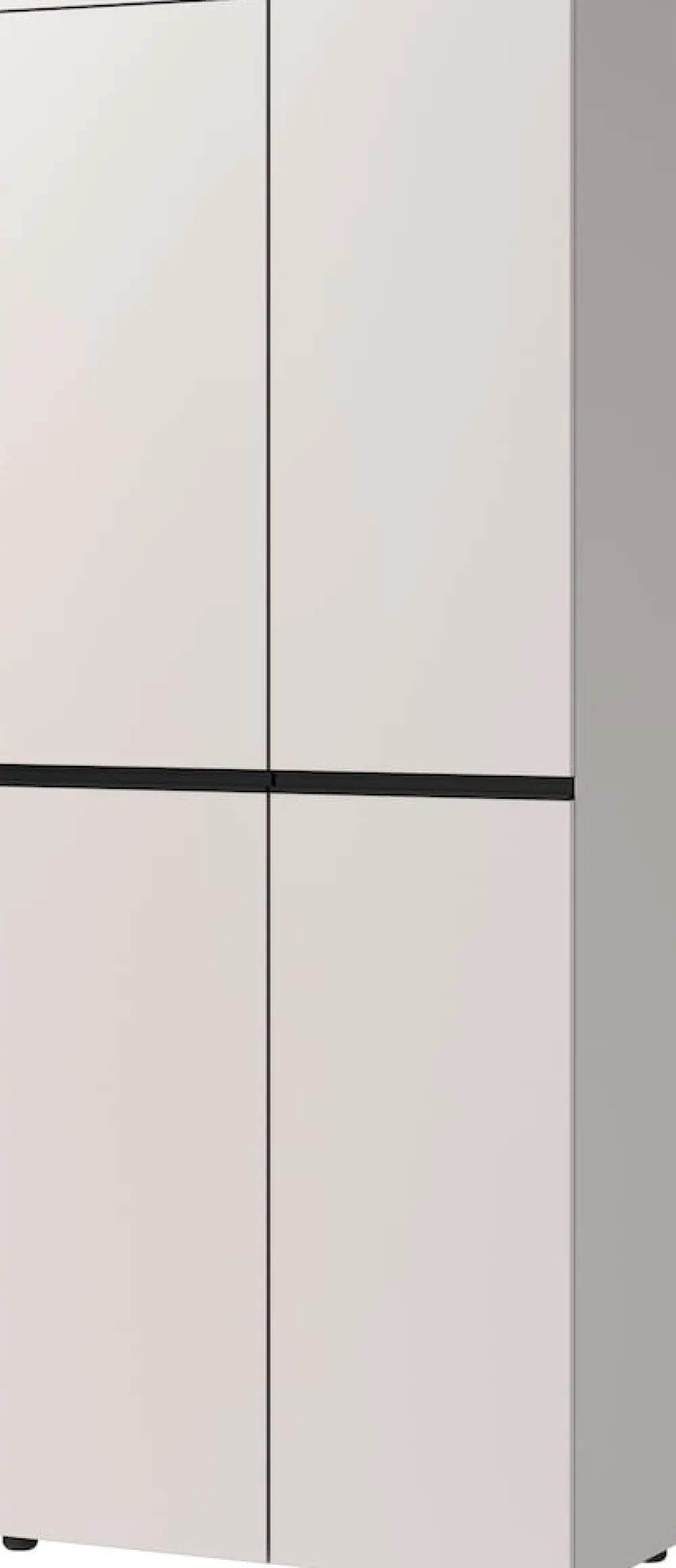 KADIMA DESIGN Aktenschrank STUTTGART, 197 cm hoch, 5 Ordnerhöhen, Soft-Close Greige Graphit Discount