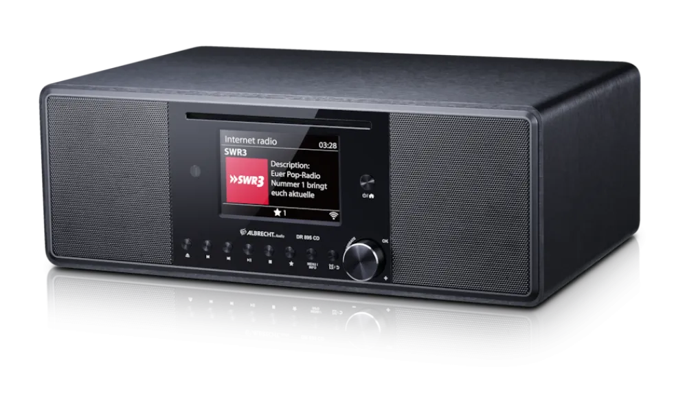 DR 895 Hybridradio DAB+ / Internet / UKW / CD-Player / USB / Spotify ^ Albrecht New