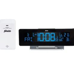 Digitaler Wecker mit Wetterstation ^ Alecto Sale