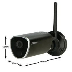 DVC216IP - Outdoor WLAN-Kamera - Schwarz ^ Alecto Outlet