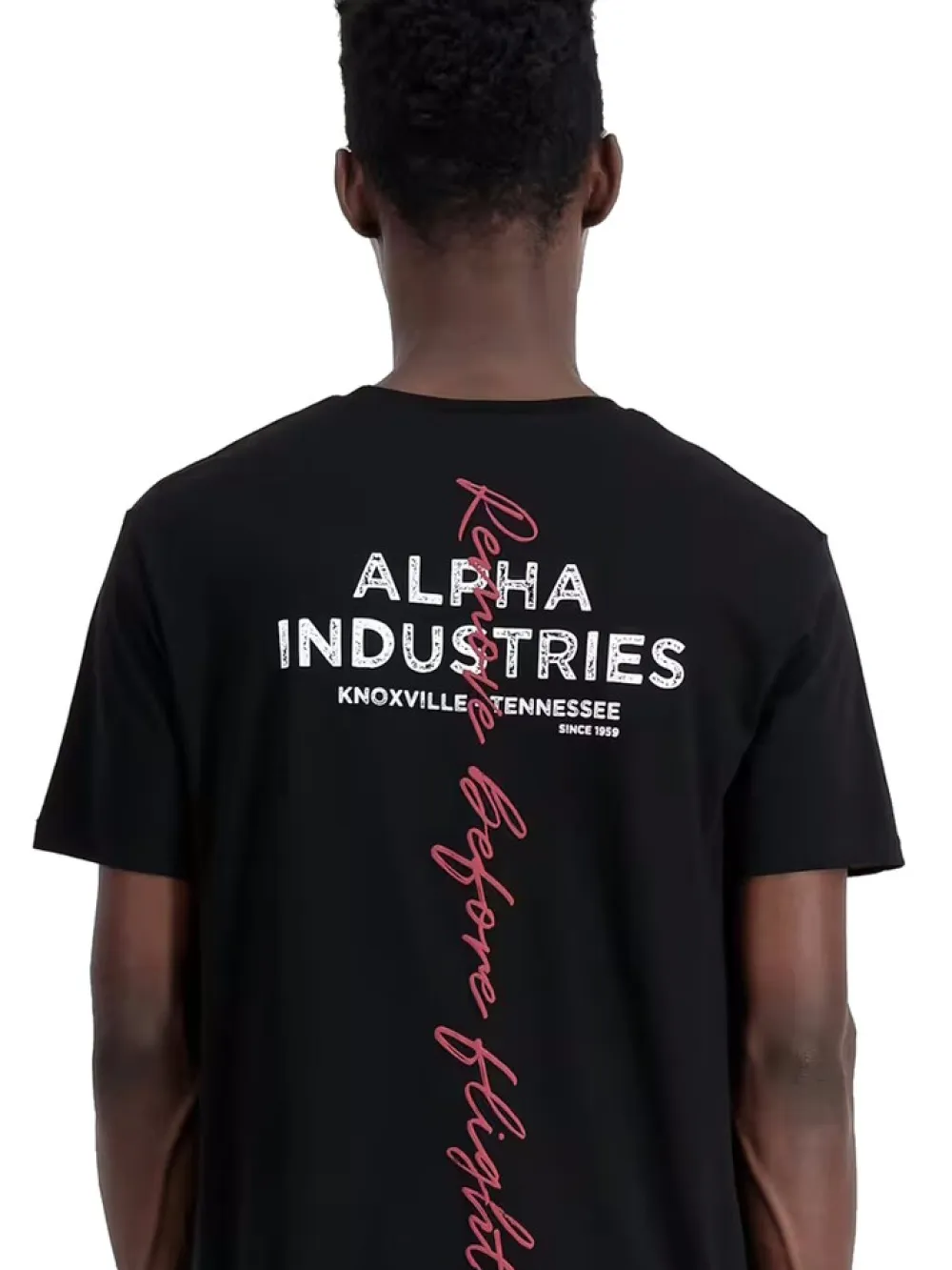 Alpha Industries T-hirt IGNATURE Kurzarhirt schwarz Discount