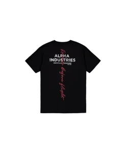Alpha Industries T-hirt IGNATURE Kurzarhirt schwarz Discount