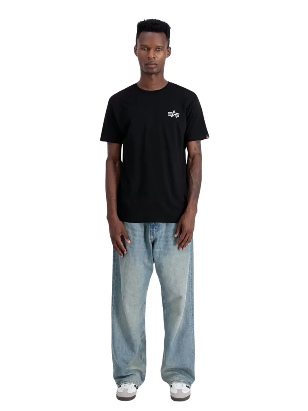 Alpha Industries T-hirt IGNATURE Kurzarhirt schwarz Discount