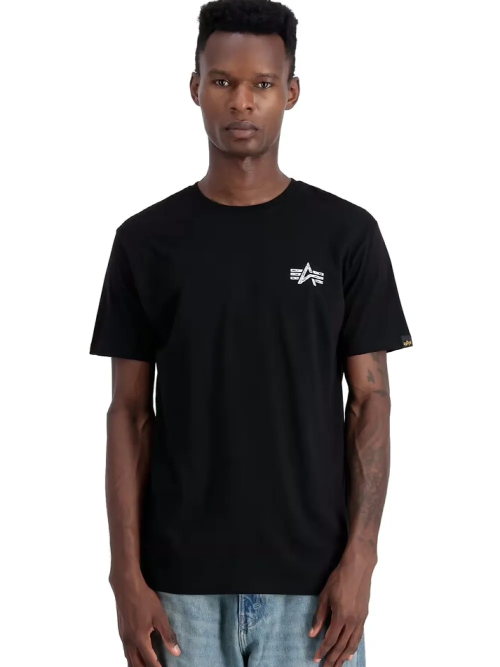 Alpha Industries T-hirt IGNATURE Kurzarhirt schwarz Discount