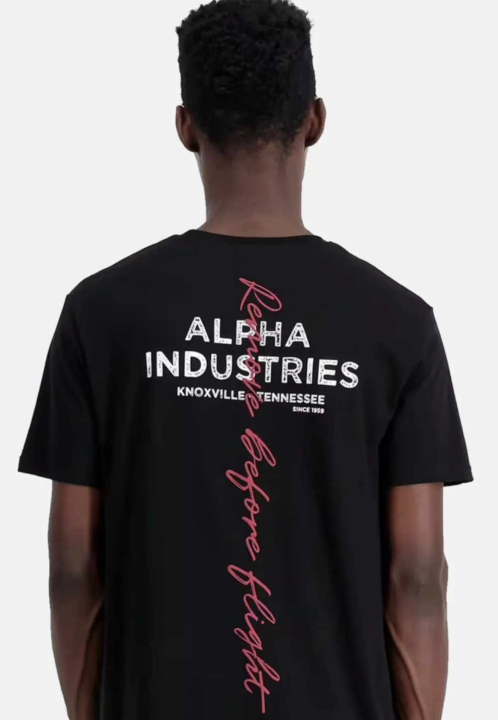 Alpha Industries T-hirt IGNATURE Kurzarhirt schwarz Discount