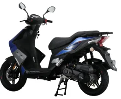 Alpha Motors Mofaroller Mustang FI 50 ccm 25 kmh EURO 5 blau-grau Online