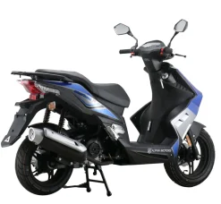Alpha Motors Mofaroller Mustang FI 50 ccm 25 kmh EURO 5 blau-grau Online