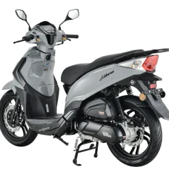 Motorroller Libero 125 ccm 90 km/h EURO 5+ 16-Zoll grau-schwarz ^ Alpha Motors Sale