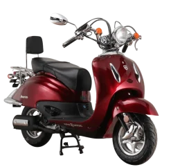 Motorroller Retro Firenze 125 ccm 85 km/h EURO 5+ weinrot ^ Alpha Motors Sale