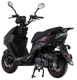 Alpha Motors Motorroller Speedstar 50 ccm 45 kmh EURO 5 mattschwarz Hot
