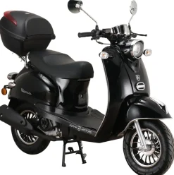 Motorroller Venus 50 ccm 45 km/h EURO 5 schwarz inkl. Topcase ^ Alpha Motors Best