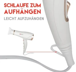 Alpina Haartrockner, 2300 Watt, Weiß/Rose-Gold Discount