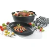 sonstige Aluguss Multibräter LEIPZIG mit Grilldeckel 38x26 cm Best