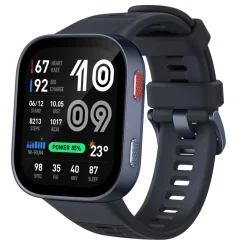 Amazfit Bip Max, Dark Blue Smartwatch (Herzfrequenzmessung, Schrittzähler)
