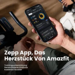 Amazfit Bip Max, Dark Blue Smartwatch (Herzfrequenzmessung, Schrittzähler)