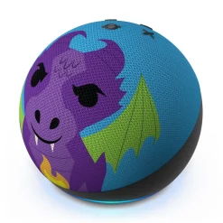 Amazon Alexa Echo Dot Kids (5.Gen) Drachen Design Smarter Lautsprecher