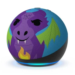 Amazon Alexa Echo Dot Kids (5.Gen) Drachen Design Smarter Lautsprecher
