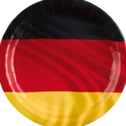 amscan - Großes Deutschland Fan-Set (24-teilig) EM WM anfeuern schwarz rot gold Outlet