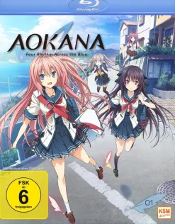 PLAION GmbH Aokana Four Rhythm Across the Blue Volume 1: Episode 01 06 [Blu-ray] Best