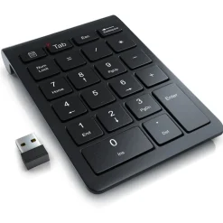 Bluetooth Numpad - Wireless Ziffernblock mit Multifunktionstasten - Keypad Aluminium - 35 Tasten - Bluetooth 3.0 - Kabellos ^ Aplic Best