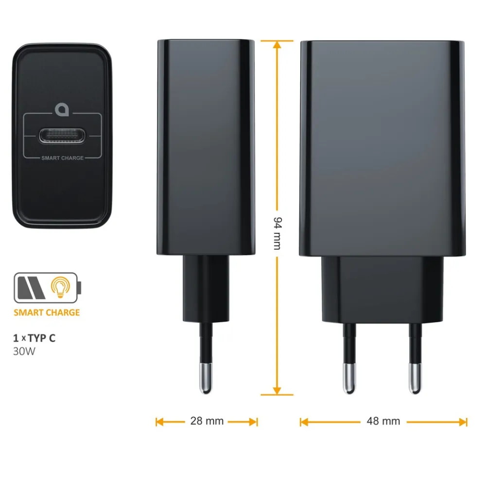 Aplic USB-Ladegerät USB C Netzteil, Power Delivery 30 Watt, USB Charger, Ladeadapter Discount