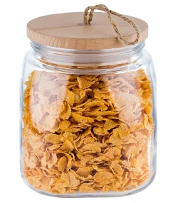 APS Vorratsglas Woody mit Holzdeckel versch. Ausführungen ^ Assheuer Clearance