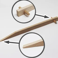 40 Erdanker aus Buchenholz I Holz Bodenanker Holzp?ock Befestigungsanker ^ Aquagart