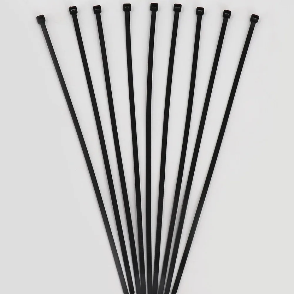400 Kabelbinder 300mm x 4,8mm für Schattiernetz Zaunblende Tennisblende Bauzaun ^ Aquagart Discount