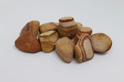Aquagart 120kg Kiesel Flusskiesel Kieselsteine Gartenkies Zierkies Dekokies Sandstein Clearance