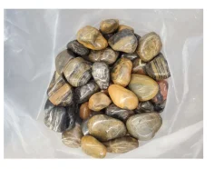 Aquagart 20kg Polierter Kiesel Glanzkies Flusskiesel Kieselsteine Gartenkies Zierkies # Sale