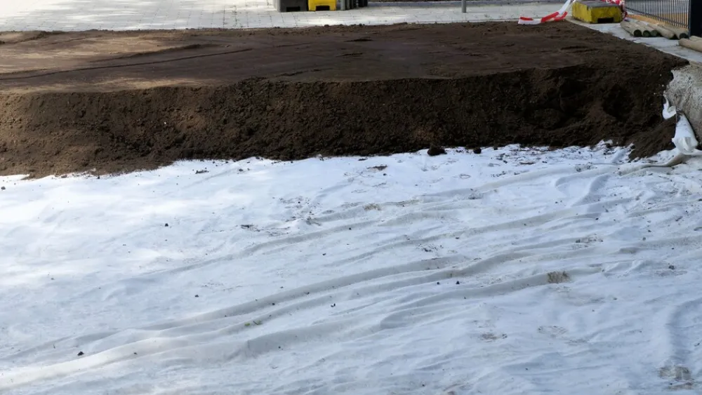 285m² Geotextilvlies Gartenvlies Unkrautvlies Drainagevlies 200g 1,9m ^ Aquagart Discount