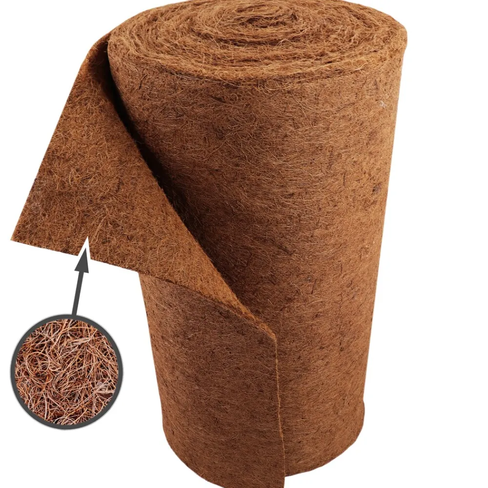 Aquagart 24m Kokosmatte Winterschutz Böschungsmatte Kokosfasermatte 800g/m² 0,25m breit Outlet