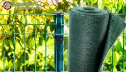 14m Schattiernetz Zaunblende Tennisblende Windschutznetz Sichtschutzzaun 150g 2m ^ Aquagart Best