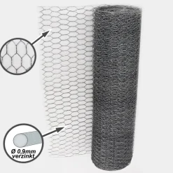 Aquagart 40m Sechseckgeflecht Kaninchendraht Hasengitter Hasendraht 50cm 25mm x 25mm Discount